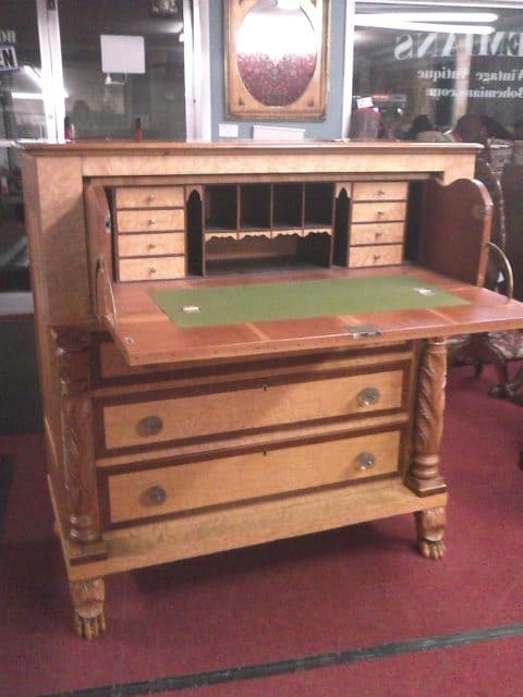 Butler Desk Vermont Circa 1825 1840 Antique Butler s Desk