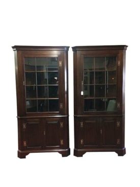 Mahogany Corner Cabinet