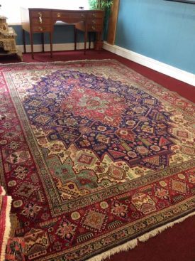 vintage tabriz rug