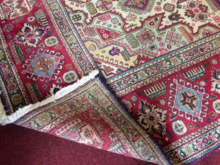 Old Persian Rug, Vintage Tabriz Rug - Image 8