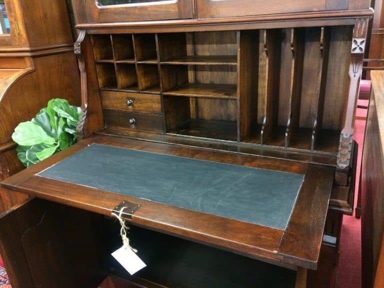 Victorian Desk, Drop Front, Secretary Desk - Image 4