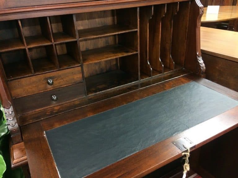 Victorian Desk, Drop Front, Secretary Desk - Image 2