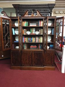 Antique Mahogany China Cabinet