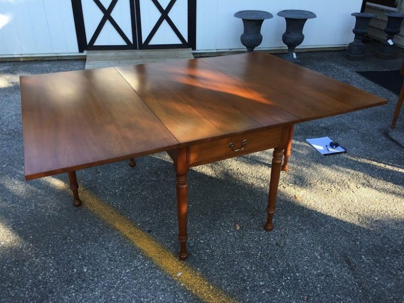 Best Price Vintage Custom Drop Leaf Table Pennsylvania Made Furniture