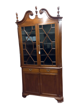 antique corner cabinet