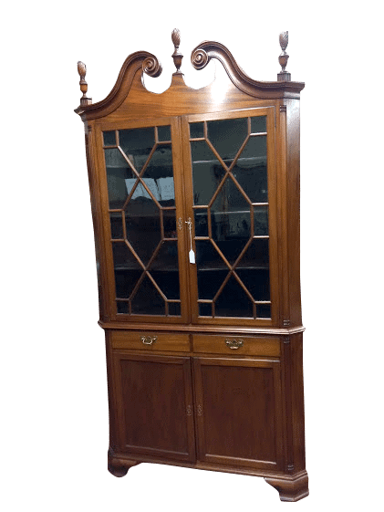 antique corner cabinet