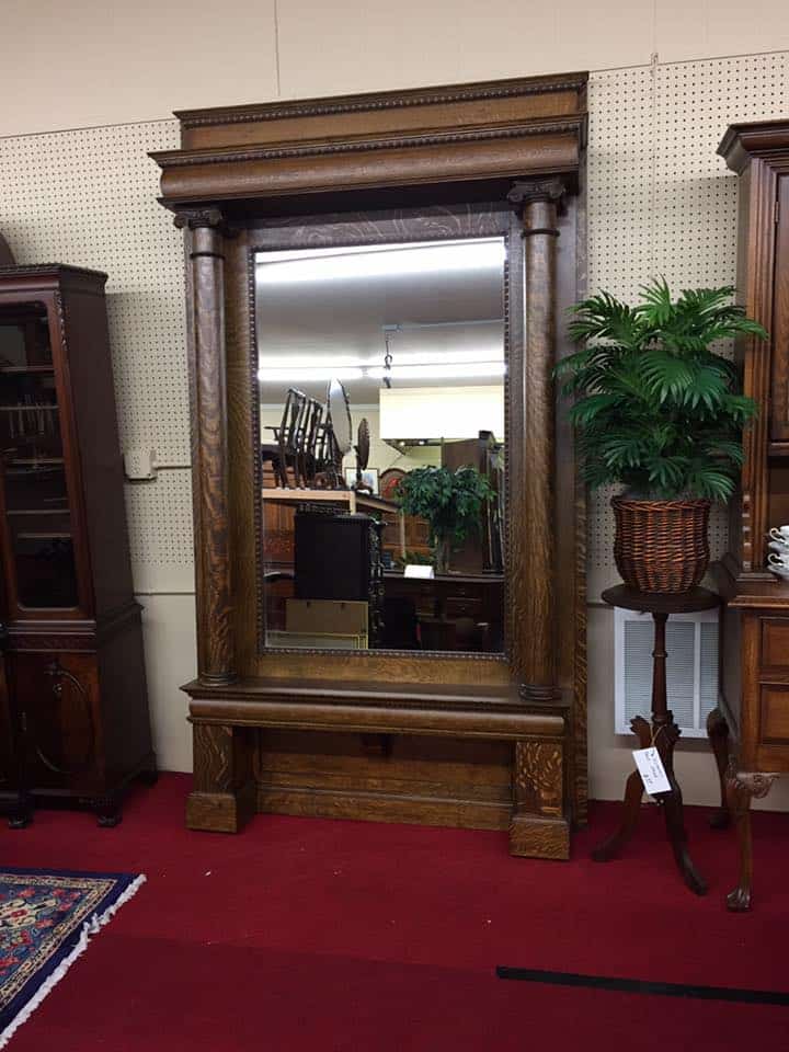 antique full length mirror