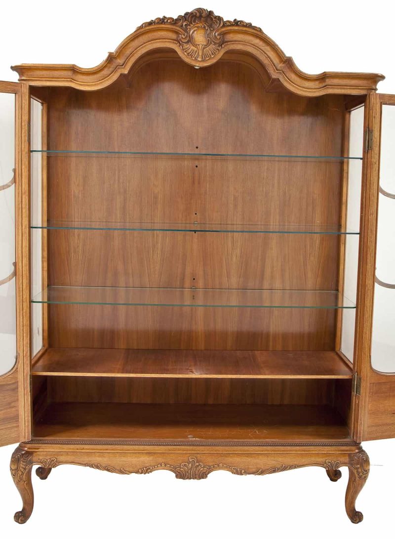 Antique Fruitwood Art Nouveau Cabinet