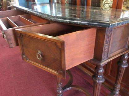 Vintage Marble Top Credenza "Sold" - Image 4