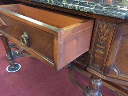 Vintage Marble Top Credenza "Sold" - Image 8
