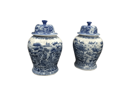 Blue and White Ginger Jars