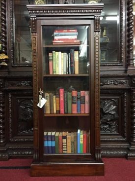 antique mahogany bookcase