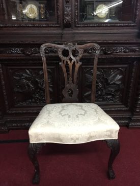 antique carved chair