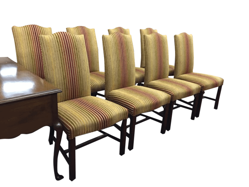 Henkel Harris Set of Eight Dining Room Chairs