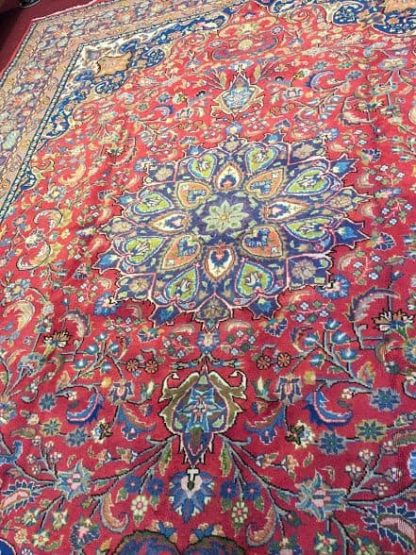 Persian Rug 9 by 12  - Mashad - Image 3