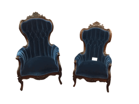 carved victorian chairs
