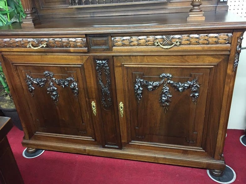 Antique French Art Nouveau Cabinet