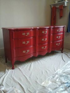 Painted French Provincial Dresser