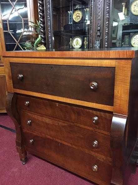 Antique Dresser Tiger Maple Cherry Bohemian S