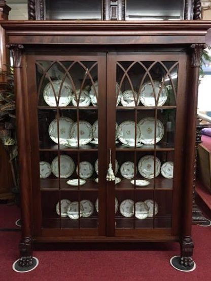 Antique Bookcase - China Cabinet - Image 7
