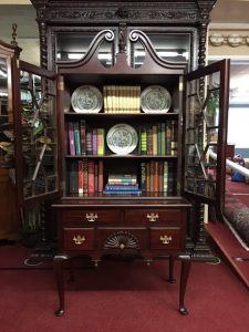 antique bookcase