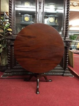 antique tilt top table