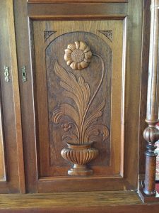 Carved Oak Cabinet