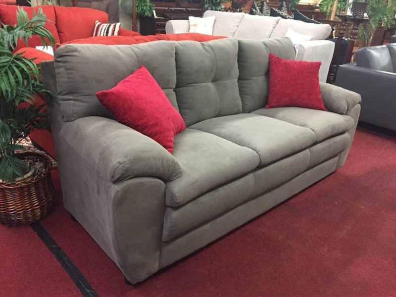 Best Price Plush Sofa with Attached Cushions For Sale