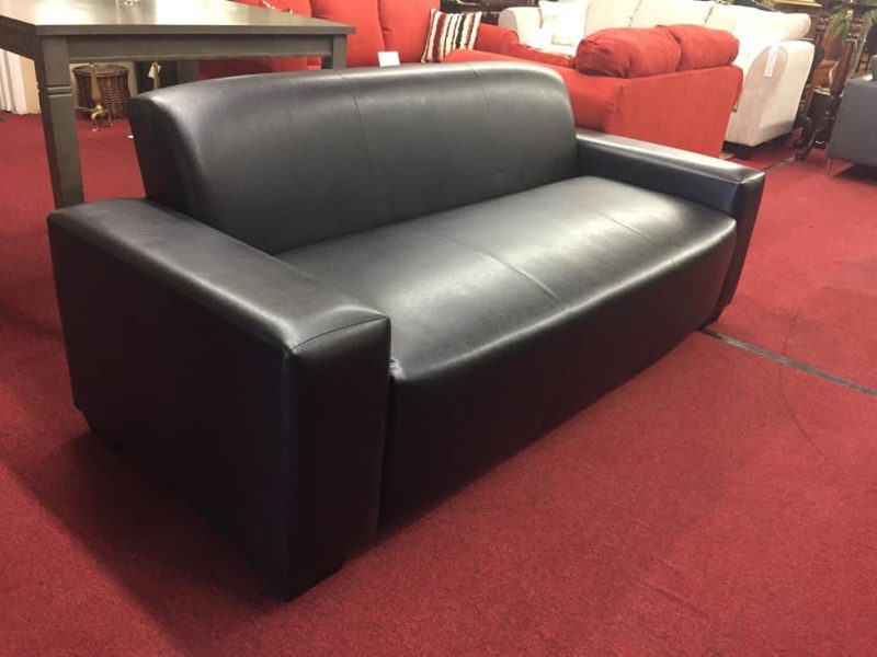 Pleather Sofa