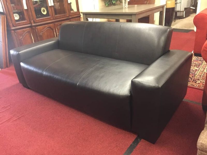 Pleather Sofa