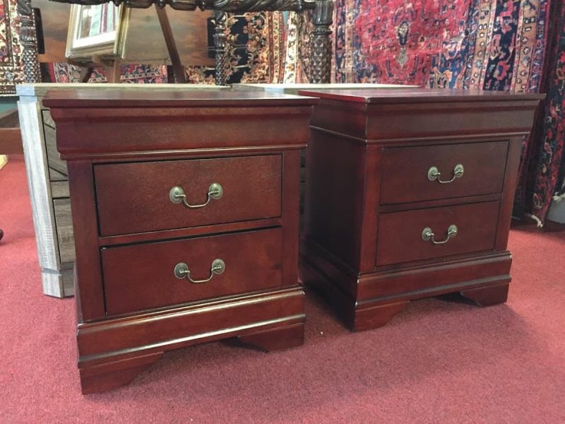 Cherry Finish Nightstands