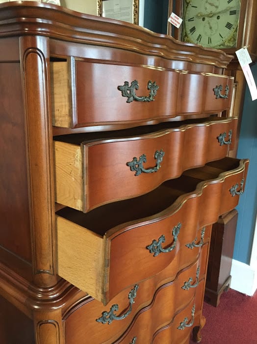 french provincial tall chest