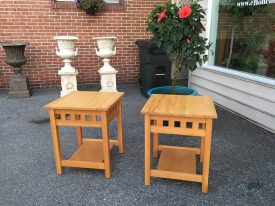 oak arts and crafts tables