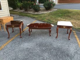 Cherry Coffee Table Set