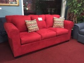 red sofa