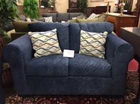 Navy Loveseat