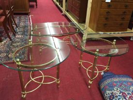 Glass Coffee Table Set