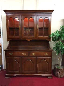 Colonial Furniture Lighted Hutch