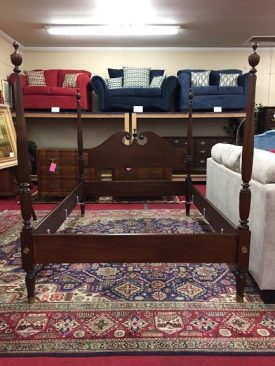 biggs mahogany double bed