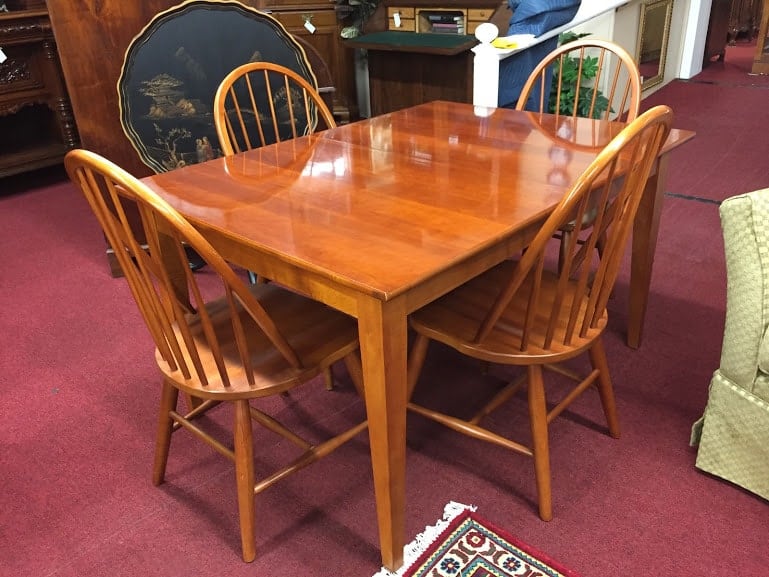 Cherry Table and Four Chairs