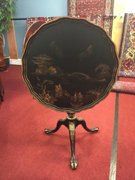 chinoiserie tilt top table