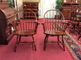 Hitchcock Cherry Bow-back Arm Chairs