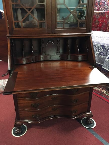 Maddox Mahogany Secretary Desk Bohemian S