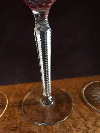 Pink Bohemian Crystal Glasses - Image 6