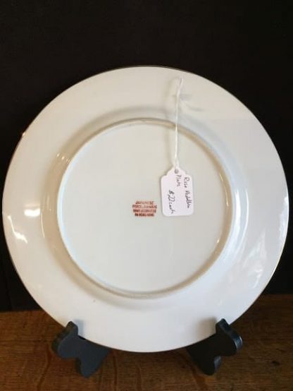 Rose Medallion Chinese Porcelain Plate Vintage Hand Painted 10.25" Diameter - Plate II - Image 9