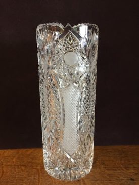 Cut Glass Crystal Vase