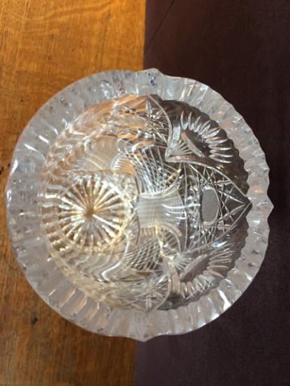 Cut Glass Crystal Vase - Image 3