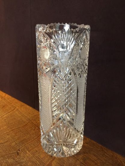 Cut Glass Crystal Vase - Image 4