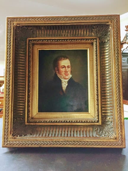 modern portrait of 19th Century englishman/american