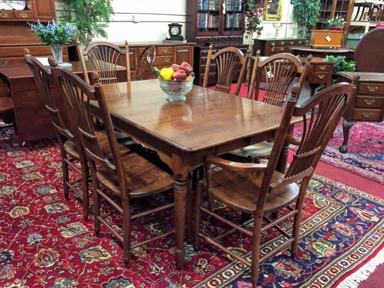 Nichols and Stone Dining Table and Leaf